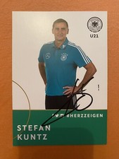 Stefan Kuntz AK Autogrammkarte DFB U21 Original Signiert LOOK NEU TOP RAR Selten