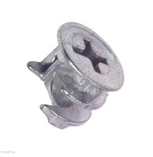 10 x Möbel Nocken Sicherungsmutter Verbinder Beschläge 15x9 mm Schrank Schublade Schrank