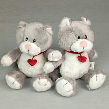 NICI Katze Love Message ❤️ Kuscheltier Stofftier Plüschtier Herz ca 25cm SET