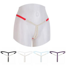 DE Frauen Unterwäsche Dessous G-String Niedriger Anstieg Strings Perlen Tanga