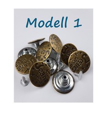 10 Stück JEANS KNÖPFE Jacke