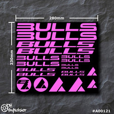 Bulls sticker pink - bulls,