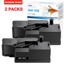 2x Black Toner für Dell 1250C 1355CN 1350CNW 1355CNW C1765NFW C1760NW C1765NF