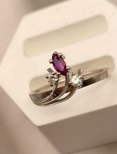 14 Karat 585 Gold Weißgold