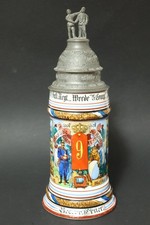 Alter Reservistenkrug IR 19 Würzburg Bayern Bierkrug Krug Infanterie Wrede Krüge