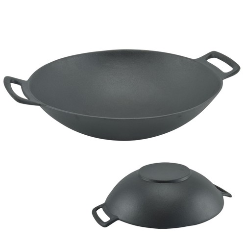 Gusseisen wok cm - 35,5,