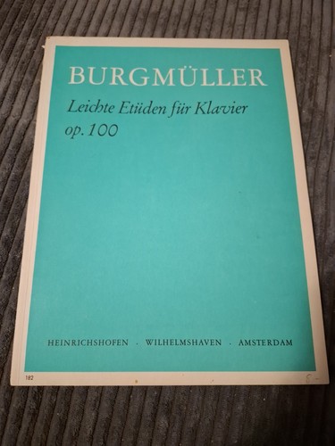Notenheft burgmüller - notenheft,,