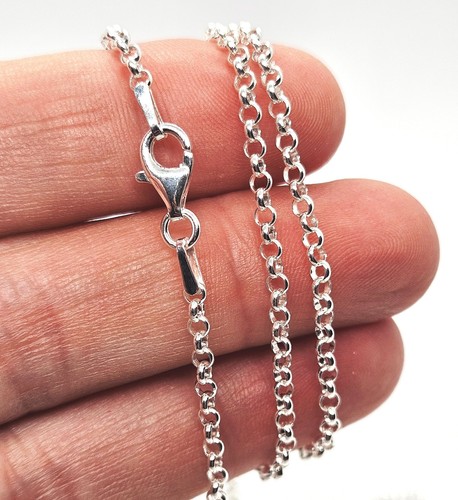 Silber kette halskette - kette, belcher