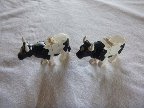 Lego kühe weiss schwarz - kühe, aus