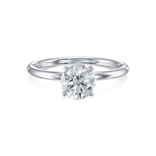 Diamant verlobungsring rund - rund, 1