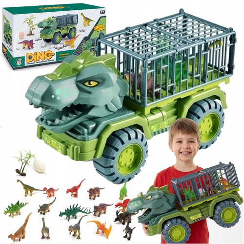 Dinosaurier transporter lkw - dinosaurier,