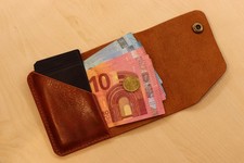 Echtleder Geldbörse Geldbeutel Portemonnaie Brieftasche Braun Geschenk sie ihn