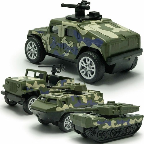 4pcs militärfahrzeug - 4pcs,