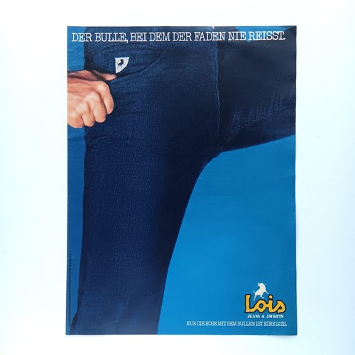 1978 lois jeans werbeanzeige - lois,
