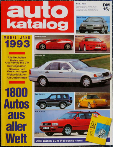 Auto katalog 1993 1800 - 1993,