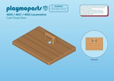 Playmobil Kohlenschacht Tür