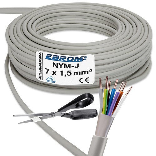 Nym 7x1 5 mm - 4,75€/m, mm²