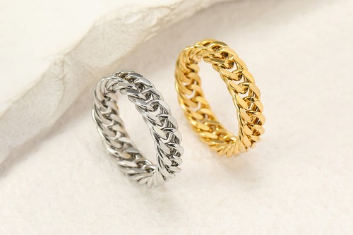 Panzerketten ring gold oder - ring,