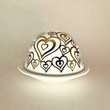 Teelichthalter Porzellan