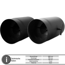 Ofenrohr Rauchrohr 150 mm