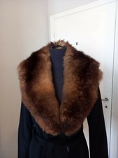 Vintage braun Echt Opossum