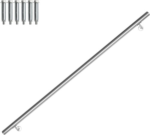 Edelstahl handlauf 200cm - handlauf,