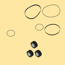 Riemen Andruckrolle = Kit 1