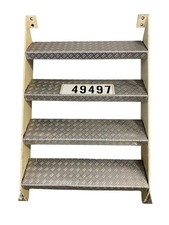 Stahltreppe Industrietreppe Außentreppe Bautreppe Treppe 4 Stufen 49497