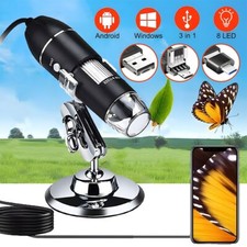 Mini 1600X USB 8 LEDs Digital Mikroskop Lupe Fach Endoskop HD Microscope Kamera