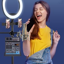 4 Kanal bluetooth Mixer USB