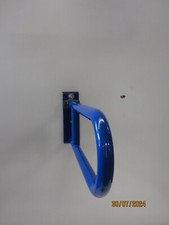 HEWI Stützklappgriff 600mm Kunststoff in Blau mit Drehfunktion