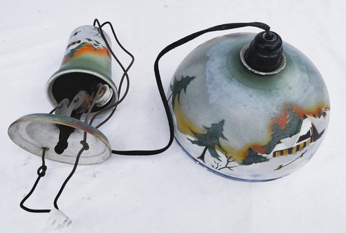 Antike küchenlampe - antike,