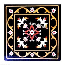 Marquetry Kunst Kaffee Tisch