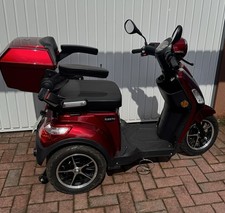 Seniorenmobil Elektro-Roller Senioren-Dreirad 15 km/h 60V 40Ah 1000 Watt Rot.  
