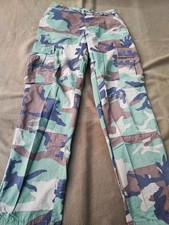 US ARMY Hose Small Regular Woodland Camouflage Uniform gebr.Zustand 1,80m Größe 