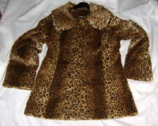 Stylische Kunstpelzjacke mit Revers Leopard Gr. 42 - NEU!!!