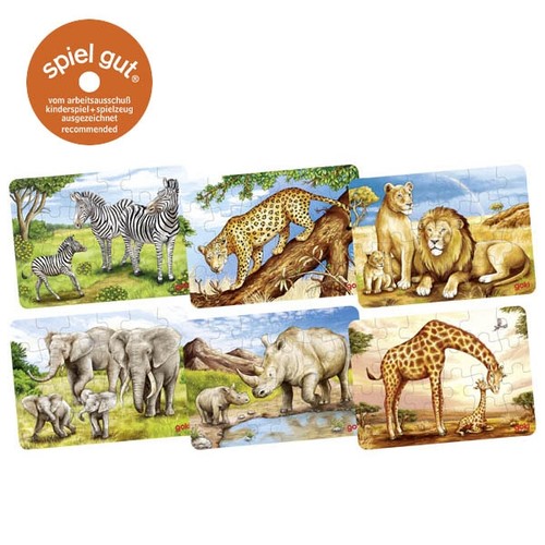 Goki minipuzzle afrikanische - minipuzzle,