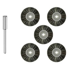 5x Ziegenhaar-Bürste [Ø 22 x