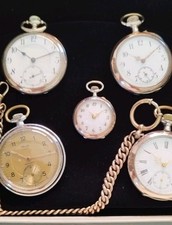 KONVOLUT TASCHENUHREN SILBER