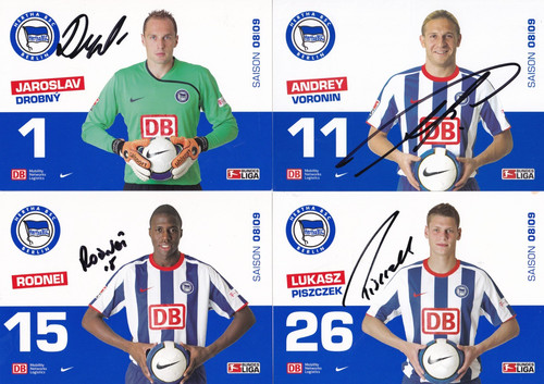 Autogrammkarten hertha - 33,
