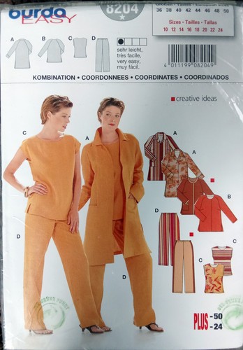 Burda easy 8204 - 8204, kombination