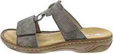 Rieker Damen Pantolette grau