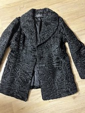 Swakara Pelz Jacke Schwarz