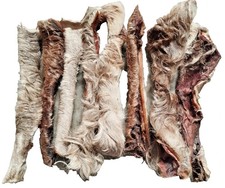 10 kg Rinderkopfhaut mit Fell 20–25cm Getrocknet  Hund Kausnack Natur Kauartikel