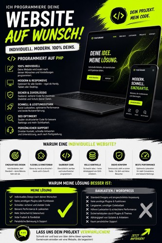 Individuelle website nach - website,