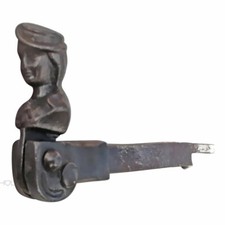 Fensterladenhalter antik Ladenmännchen Frauenbüste alt Feststeller 72x160