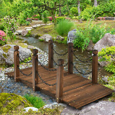 Holzbrücke Teichbrücke