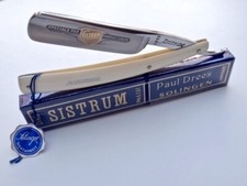 Solinger Rasiermesser SISTRUM TOP Premium Straight Razor 6/8" -13/16 Solingen!