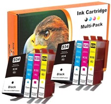 8x Patronen für HP  Officejet Pro 6230 6830 6820 6812 6815 6835 HP 934 XL 935 XL