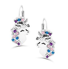 Kinder Ohrringe Einhorn Pferd